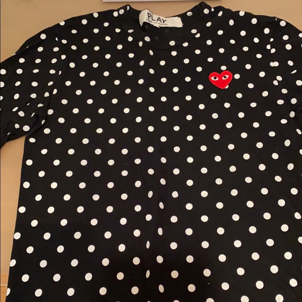 Comme des Garçons Play Small Polka Dot LS